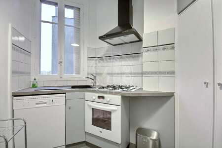 Cozinha Apartamento mobilado - 70m²  - 2 quartos - Boulogne-Billancourt
