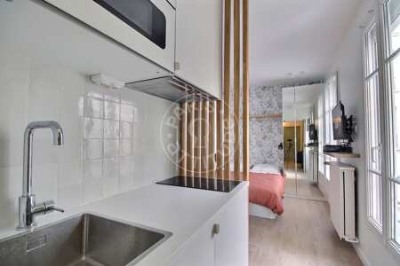Cozinha Quitinete mobilado - 17m²  - Tour Eiffel - Paris