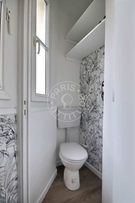 WC Quitinete mobilado - 17m²  - Tour Eiffel - Paris