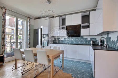 Kitchen Furnished apartment - 84m²  - 3 bedrooms - Oberkampf - Paris