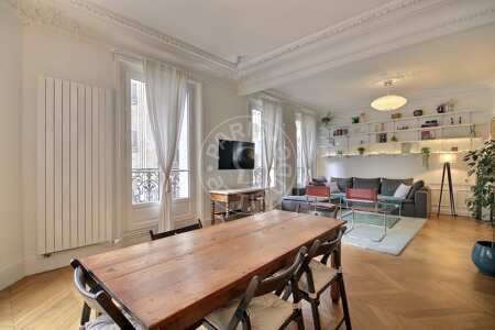 Sala Apartamento mobilado - 93m²  - 3 quartos - Pasteur - Paris