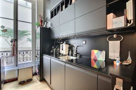 Cozinha Apartamento mobilado - 49m²  - 1 quarto - Ecole Militaire / Unesco / Duroc - Paris