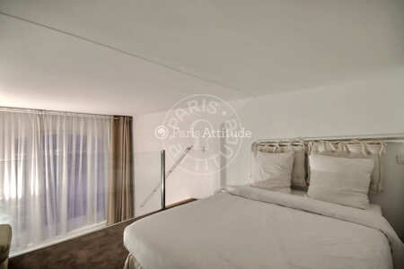 Chambre Appartement meublé - 45m²  - 1 chambre - Pereire - Paris
