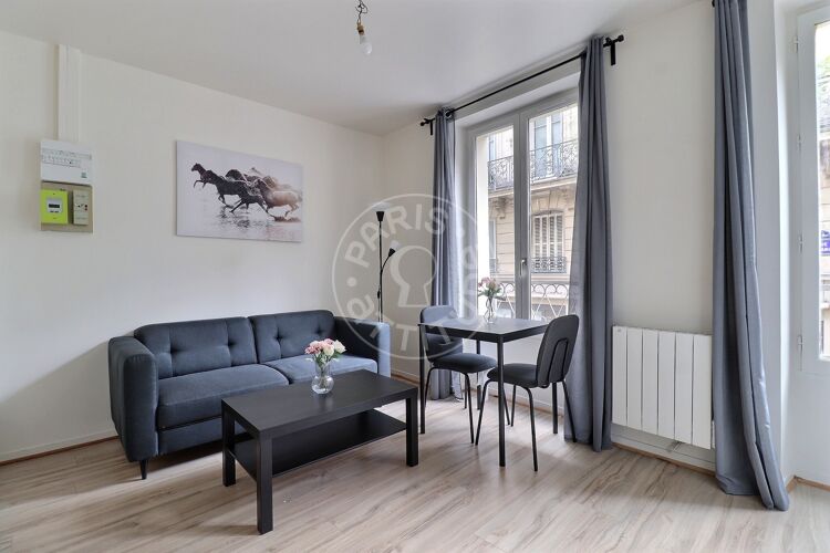 Salon - Studio alcove meublé - Paris 75010 - 15532
