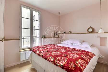 Camera da letto Appartamento arredato - 33m²  - 1 locale - Saint Placide - Parigi