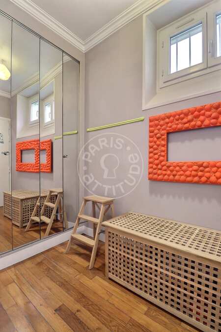 Entrance Furnished apartment - 45m²  - 1 bedroom - Marx Dormoy - Paris