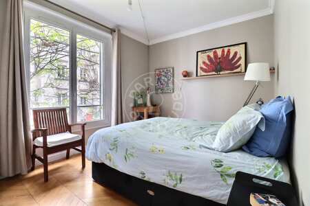 Bedroom Furnished apartment - 45m²  - 1 bedroom - Marx Dormoy - Paris