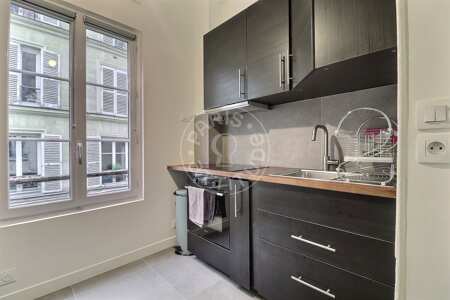 Cuisine Appartement meublé - 43m²  - 1 chambre - République - Paris