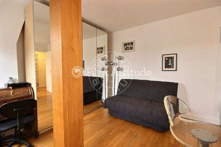 Salon Studio meublé - 24m²  - Arc de Triomphe - Paris