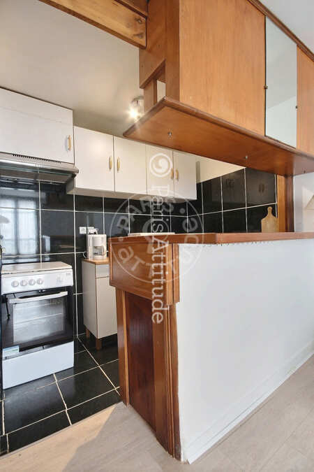 Cuisine Appartement meublé - 37m² - 1 chambre - Champs-Elysées - Paris