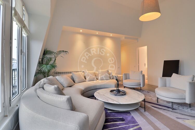 Living room - Furnished 2 bedrooms - Neuilly-sur-Seine 92200 - 16538