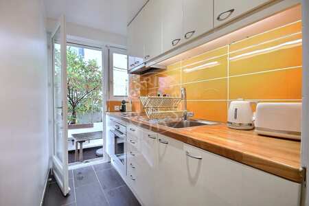 Cuisine Studio meublé - 31m²  - Panthéon / Sorbonne - Paris