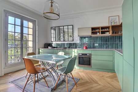 Cucina Appartamento arredato - 50m²  - 1 locale - Alésia - Parigi