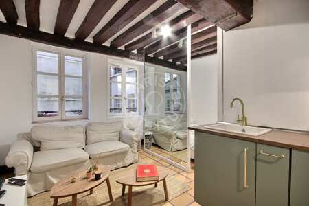Sala Quitinete mobilado - 29m²  - Châtelet - Paris