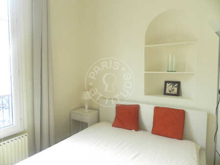 Bedroom Furnished apartment - 30m²  - 1 bedroom - Alésia - Paris