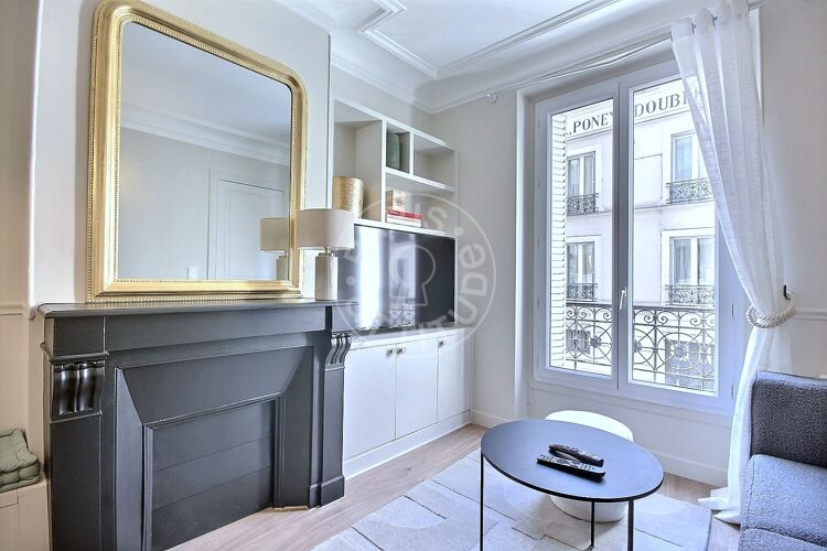 Living room - Furnished 2 bedrooms - Paris 75005 - 16551