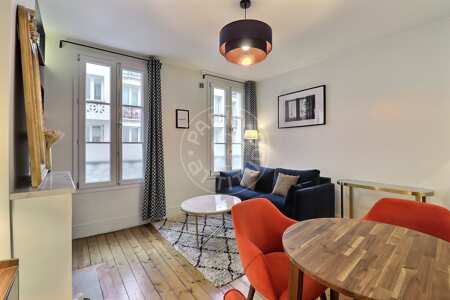 Wohnzimmer Möblierte wohnung - 29m²  - 1 Zimmer - Batignolles - Paris