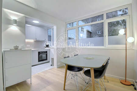 Dining room Furnished apartment - 51m²  - 1 bedroom - Auteuil - Paris