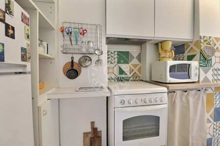 Küche Möblierte wohnung - 55m²  - 1 Zimmer - Saint-Paul - Paris