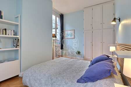 Schlafzimmer Möblierte wohnung - 55m²  - 1 Zimmer - Saint-Paul - Paris