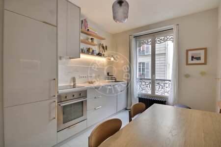 Cozinha Apartamento mobilado - 46m²  - 1 quarto - Faubourg Saint-Martin - Paris