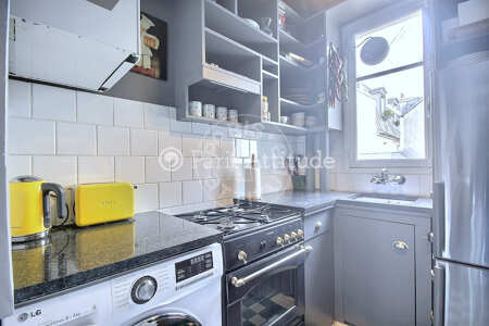 Cuisine Appartement meublé - 53m²  - 1 chambre - Latin / Saint-Michel - Paris