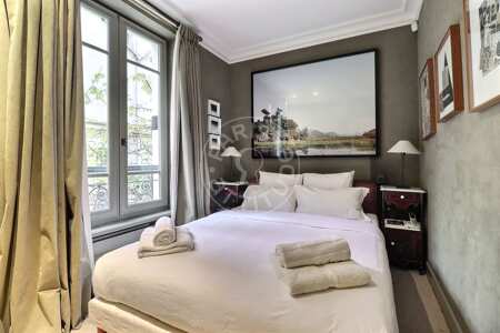 Dormitorio Piso amueblado - 55m²  - 1 dormitorio - Saint-Germain - París