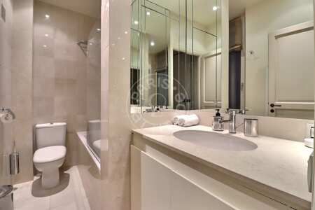 Baño Piso amueblado - 55m²  - 1 dormitorio - Saint-Germain - París