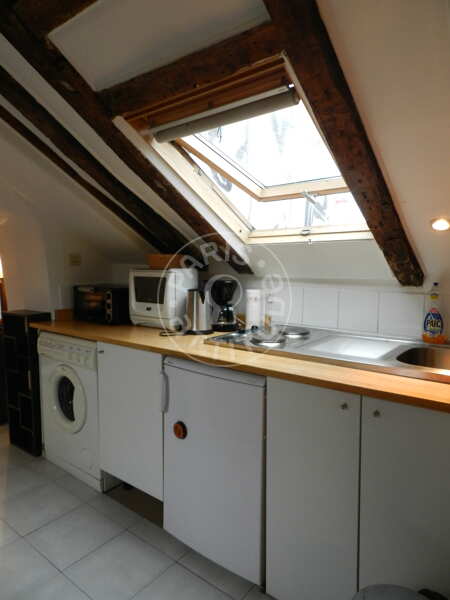 Cucina Monolocale arredato - 20m²  - Châtelet - Parigi