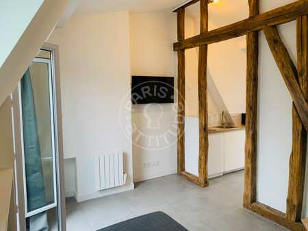 Sala Quitinete mobilado - 18m²  - Oberkampf - Paris