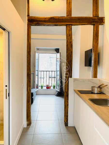 Cozinha Quitinete mobilado - 18m²  - Oberkampf - Paris