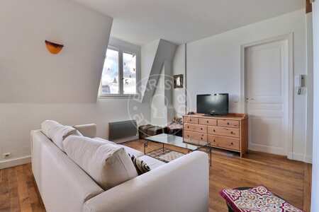 Living room Furnished apartment - 70m²  - 3 bedrooms - Ledru-Rollin - Paris