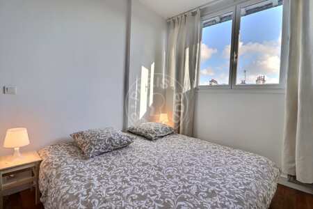 Bedroom Furnished apartment - 70m²  - 3 bedrooms - Ledru-Rollin - Paris