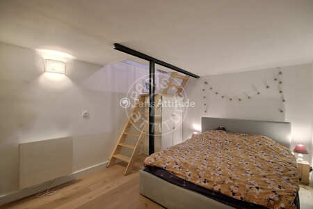 Chambre Appartement meublé - 38m²  - 1 chambre - Porte de Clichy - Paris