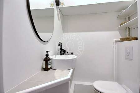 Badezimmer Möblierte studio - 16m²  - Saint-Paul - Paris