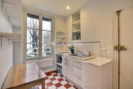 Kitchen Furnished duplex - 42m²  - 1 bedroom - Marx Dormoy - Paris