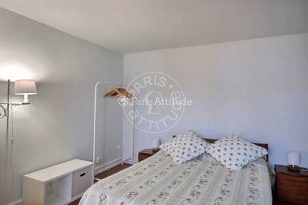 Bedroom Furnished duplex - 42m²  - 1 bedroom - Marx Dormoy - Paris