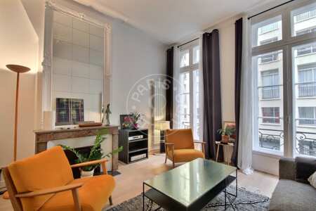 Wohnzimmer Möblierte wohnung - 44m²  - 1 Zimmer - Ile Saint-Louis - Paris