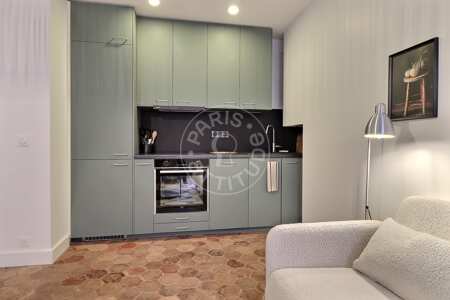 Cocina Piso amueblado - 45m²  - 1 dormitorio - Saint-Germain - París