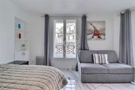 Living room Furnished studio - 35m²  - Champs-Elysées - Paris