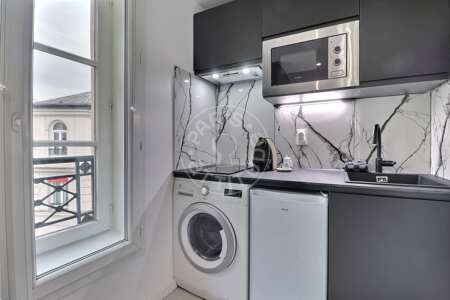 Kitchen Furnished studio - 35m²  - Champs-Elysées - Paris