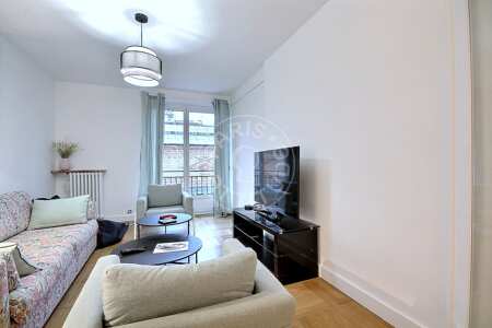 Salon Appartement meublé - 68m²  - 2 chambres - Motte-Piquet Grenelle - Paris