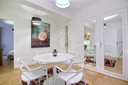 Salle à manger Appartement meublé - 68m²  - 2 chambres - Motte-Piquet Grenelle - Paris