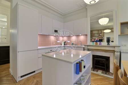 Kitchen Furnished apartment - 83m²  - 3 bedrooms - Montmartre / Place des Abbesses - Paris