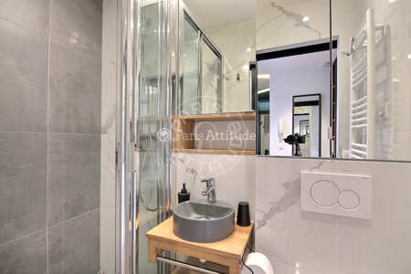 Casa de banho Quitinete mobilado - 22m²  - Charonne - Paris