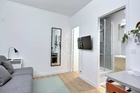 Sala Quitinete mobilado - 19m²  - Jules Joffrin - Mairie du 18ème - Paris