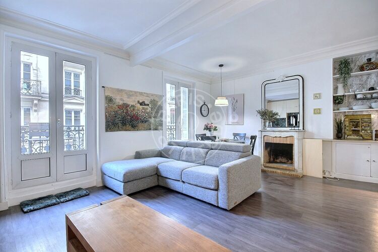 Living room - Furnished 1 bedroom - Paris 75005 - 16609