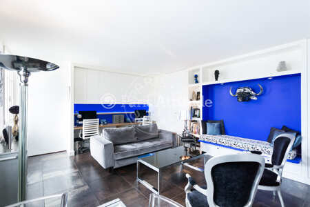 Salón Piso amueblado - 51m²  - 1 dormitorio - Ledru-Rollin - París