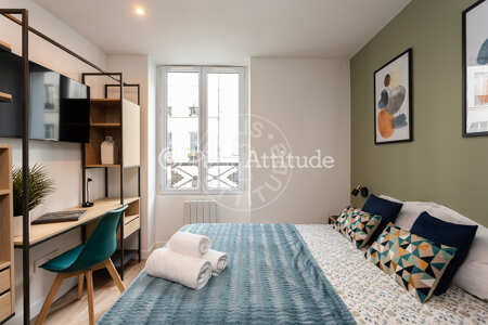 Sala Quitinete mobilado - 14m²  - Marx Dormoy - Paris