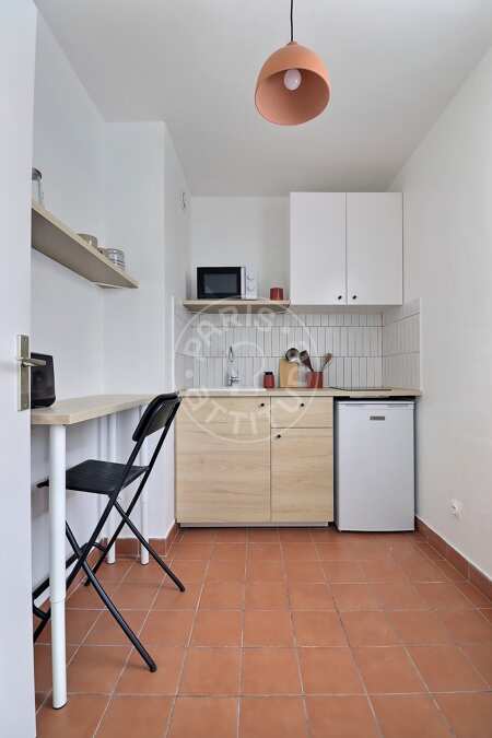 Cocina Estudio amueblado - 30m²  - Tolbiac - París